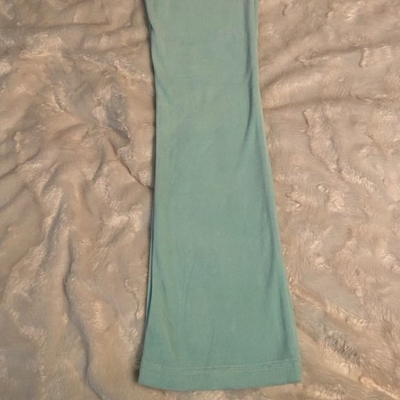 - Please Mum Rare Light Green Velour Pants Girls Size L NWT - Picture 6 of 10